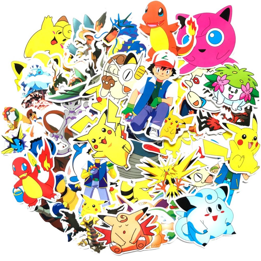 Pokemon Stickers (62pc)